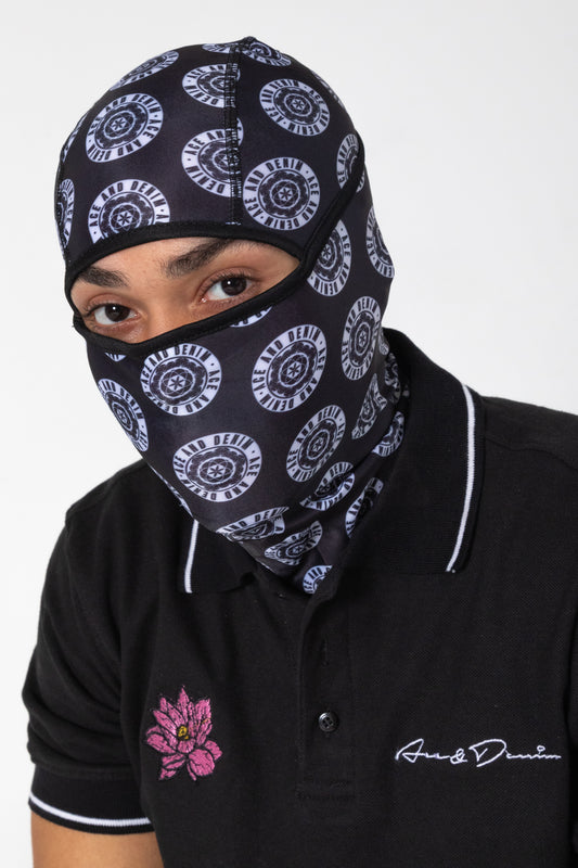 Balaclava Ski Mask [Black & White]