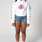 White Lotus Flower Hoodie [Crop-Top]