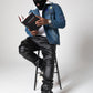 Black Wool Ski Mask