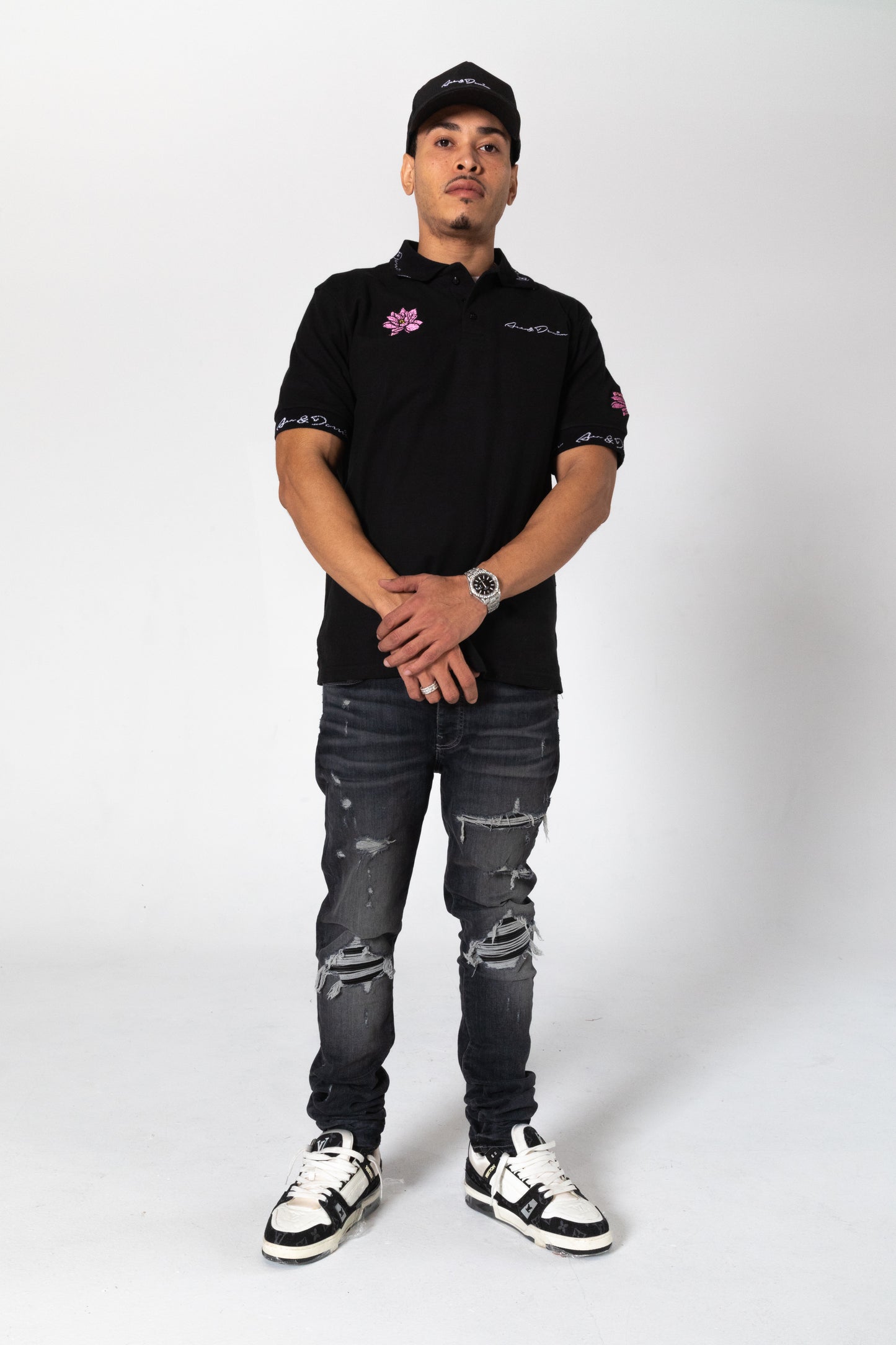 Short Sleeved Polo [Black]