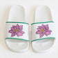 Lotus Flower Slides [White]